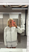 Club Cutie Zip-Up // Grey Stripe *PREORDER*